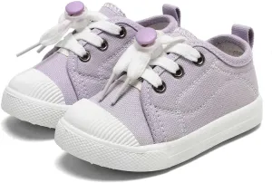 ShadowFax 3 Pairs Boy's Girl's Kids Canvas Shoes Slip-On Lightweight Sneakers