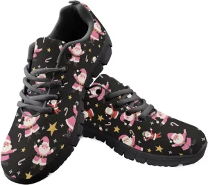 Shoes Women Casual Cozy Tennis Walking Athletic Exercise Sneakers Workout Low Cut Lace-Up Breathable Lightweight Athletic Exercise Shoes for Ladies US 5-12