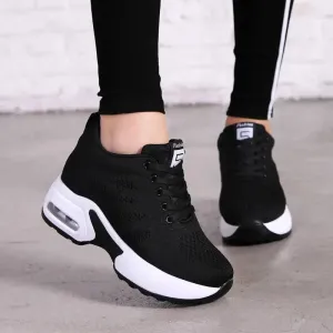 Siena – Women's Slip-On Sneakers, Best Walking Shoes for Women with Breathable Mesh and Casual Wedge Design
