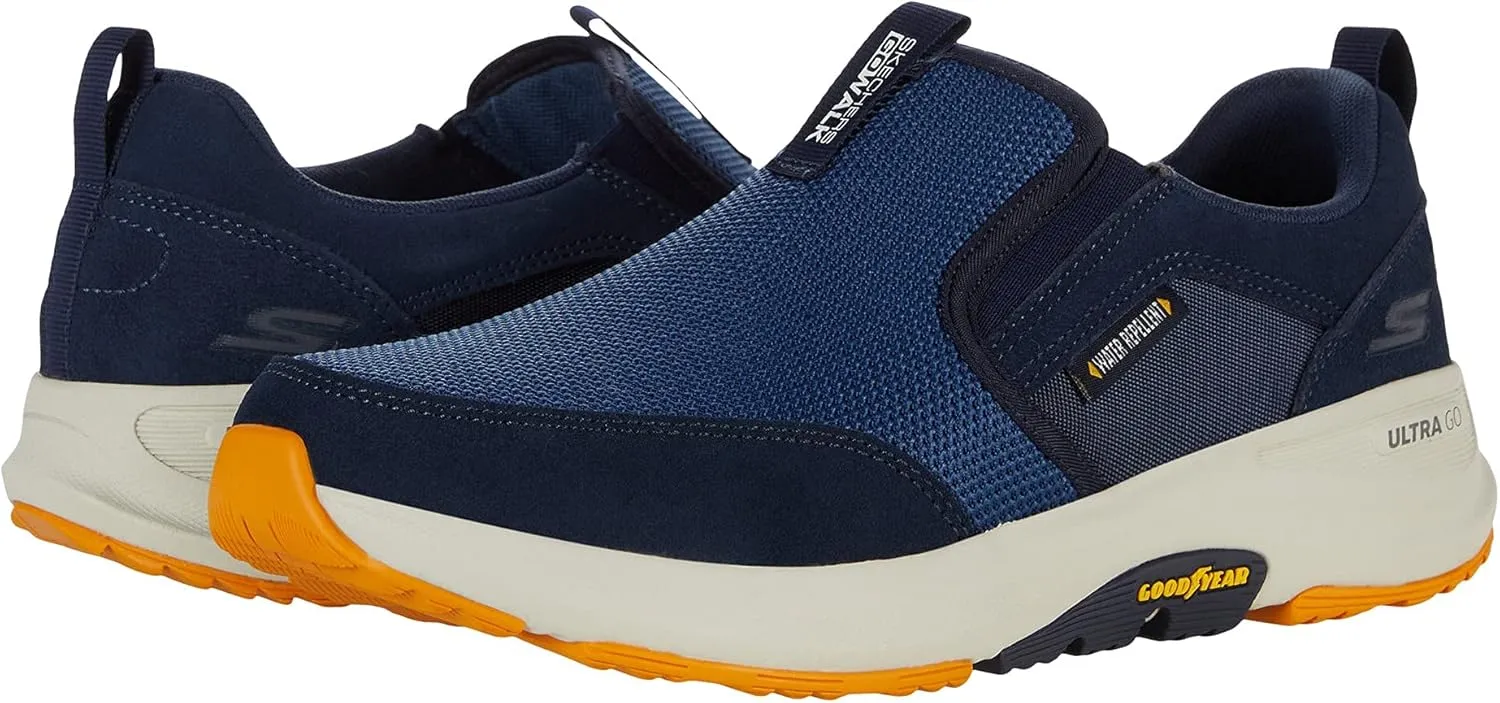 Skechers Men's Go Walk Outdoor-Athletic Slip-on Trail Hiking Shoes with Air Cooled Memory Foam Sneaker