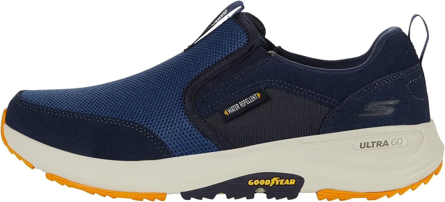 Skechers Men's Go Walk Outdoor-Athletic Slip-on Trail Hiking Shoes with Air Cooled Memory Foam Sneaker