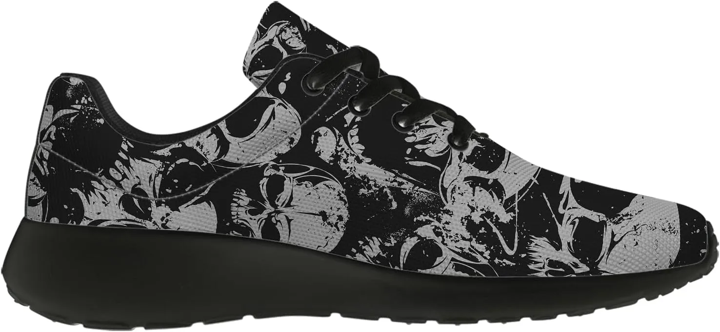 Skull Shoes for Women Men Running Shoes Lightweight Tennis Sneakers Gifts for Him Her
