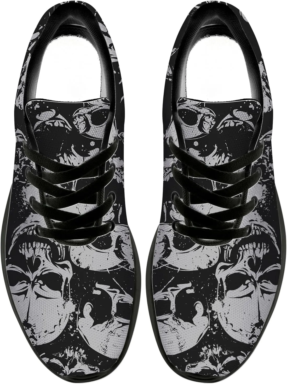 Skull Shoes for Women Men Running Shoes Lightweight Tennis Sneakers Gifts for Him Her