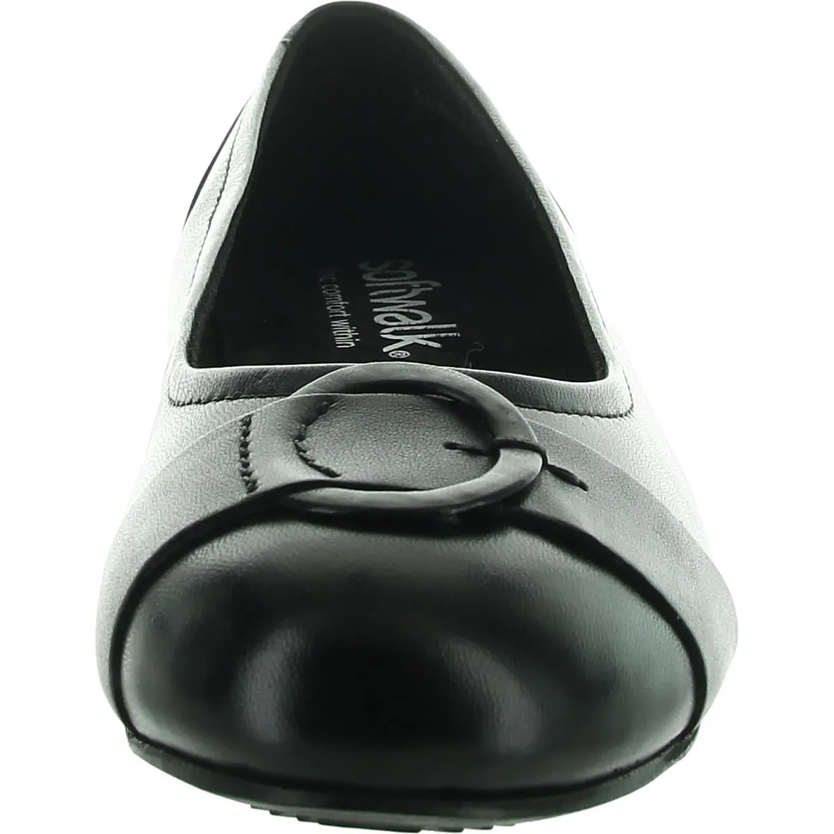 SoftWalk Womens Cushioned Footbed Flat Shoes