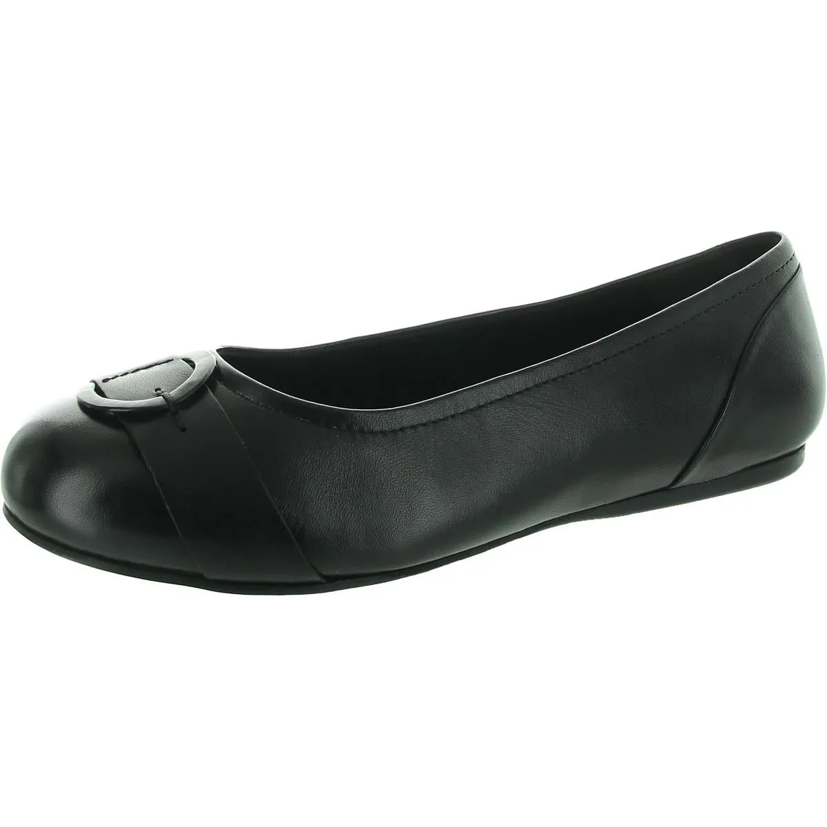 SoftWalk Womens Cushioned Footbed Flat Shoes