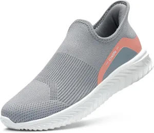 STQ Slip on Sneakers Women Ladies Comfortable Arch Support Soft Breathable Lightweight Tennis Casual Nurse Maternity Elderly Comfort Standing Walking Travelling