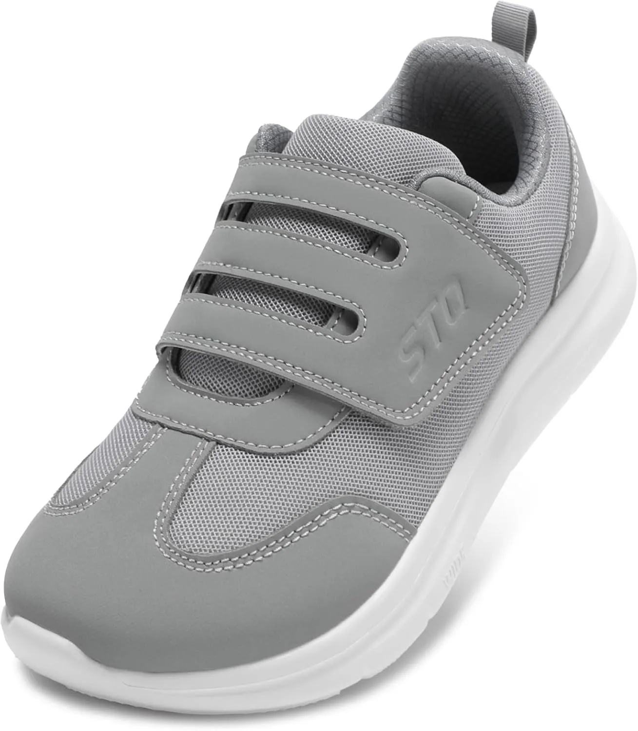 STQ Wide Toe Box Shoes Wome, Hook and Loop Orthopedic Walking Shoe for Seniors, Bunions, Plantar Fasciitis, Hammertoes, Swollen Feet
