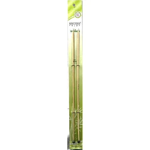 Straight Needles 33cm KP Bamboo