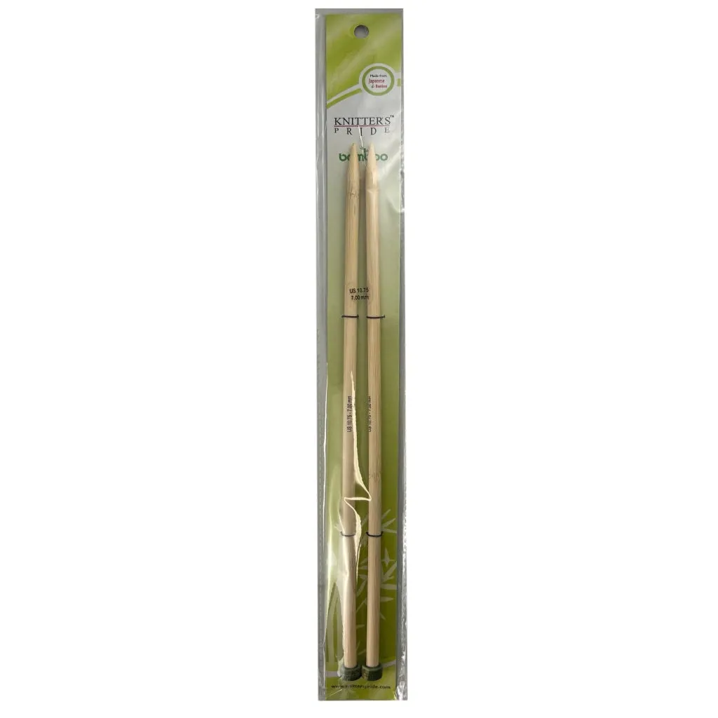 Straight Needles 33cm KP Bamboo
