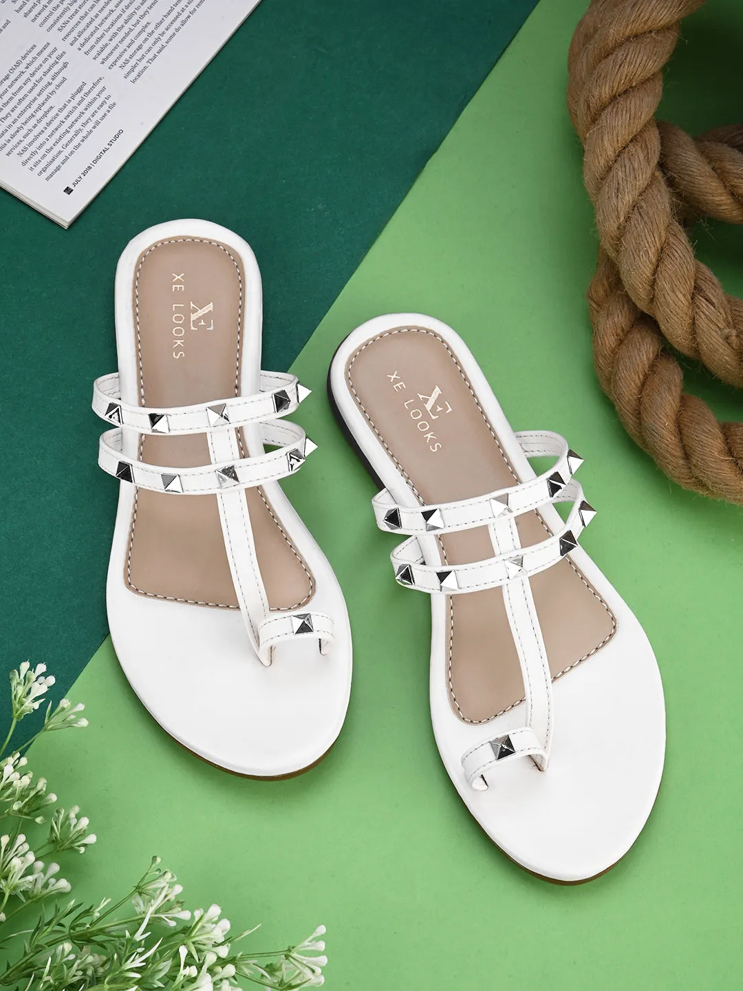 Strappy Design Stylish Flat Sandals