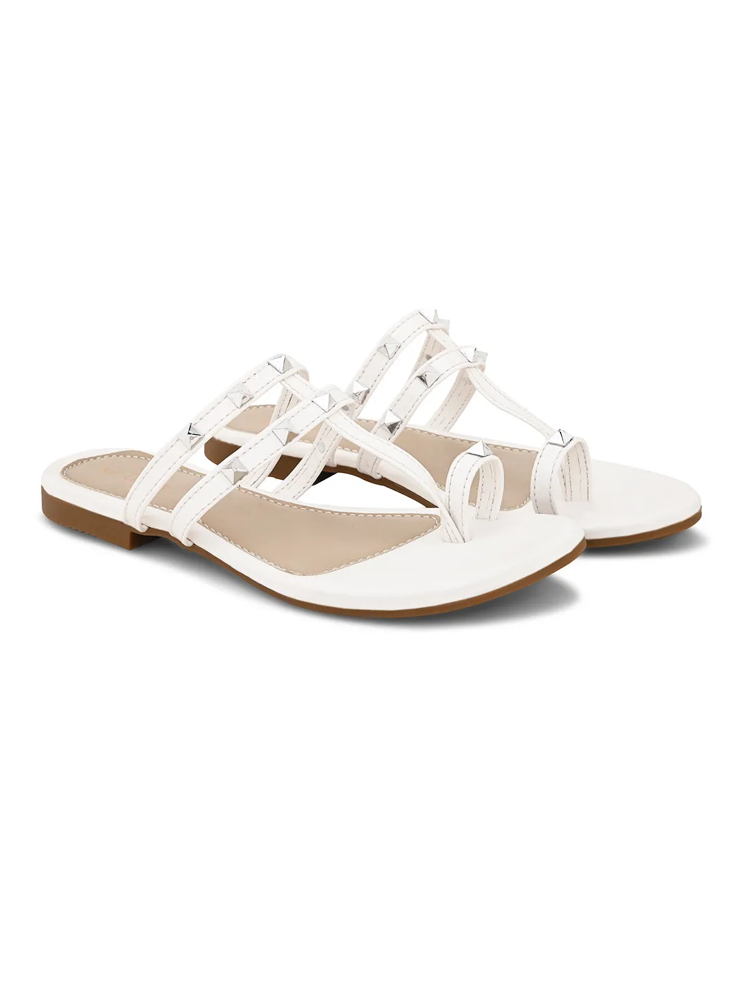 Strappy Design Stylish Flat Sandals