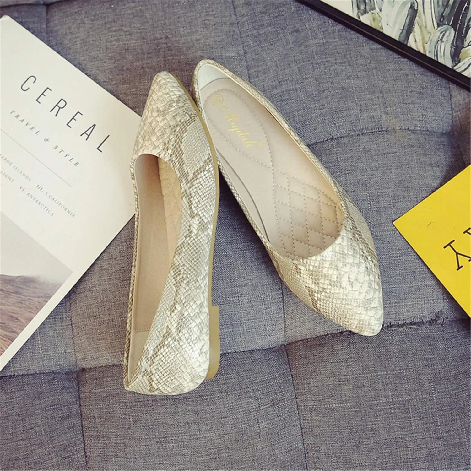 Stunner Women Stylish and Comfortable Mid-Heel Pointed Pumps Shoes