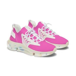 Stylish Women's Mesh Sneakers - Lightweight & Colorful Pink Athletic Shoes