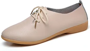 Sunporx Women's Comfortable Loafers Driving Moccasins Shoe Slip on Pointed Toe Flats Casual Comfortable Office Work Business Shoes Breathable Walking