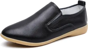 Sunporx Women's Comfortable Loafers Driving Moccasins Shoe Slip on Pointed Toe Flats Casual Comfortable Office Work Business Shoes Breathable Walking