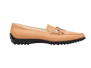 Tan Tod's Leather Driving Loafers Size 37