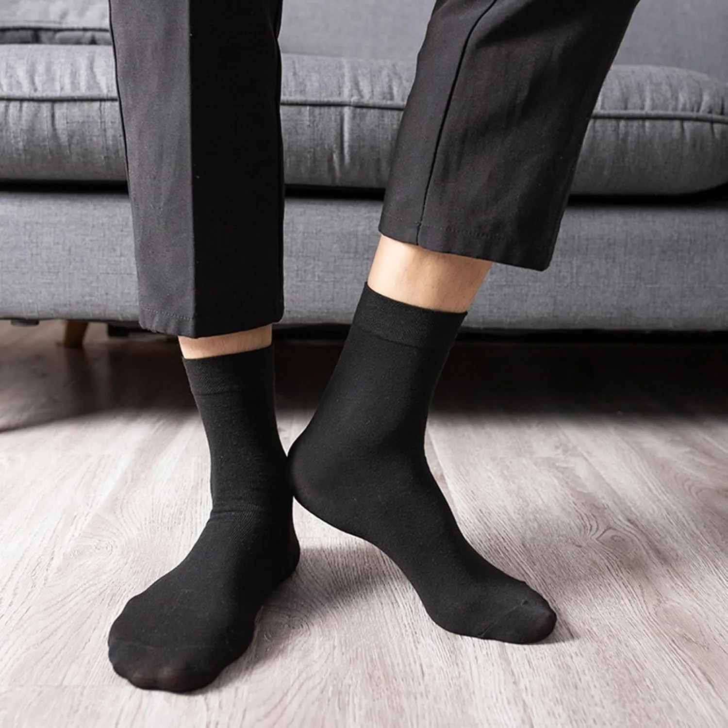 Tergy 50 Pairs Quarter Ankle Socks Crew Socks Athletic Socks for Men Women Breathable Cushion Socks for Running Hiking