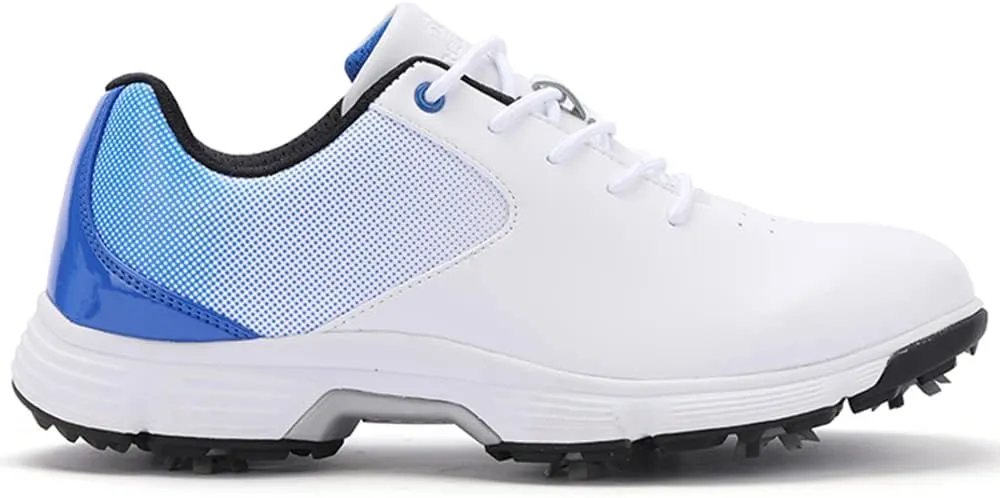 THESTRON Men Golf Shoes Mesh Breathable Breathable Golf Walking Sport Sneakers 7 Spikes Golf Trainers …