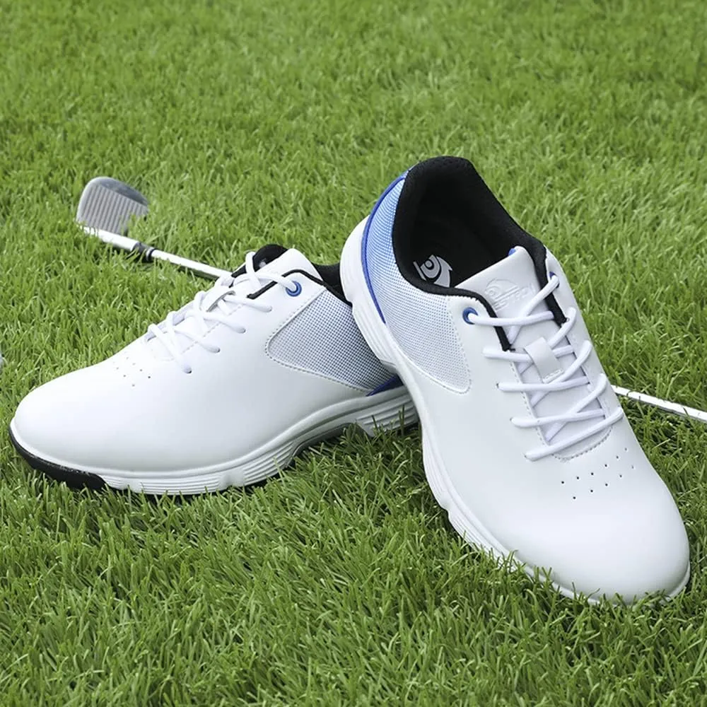 THESTRON Men Golf Shoes Mesh Breathable Breathable Golf Walking Sport Sneakers 7 Spikes Golf Trainers …