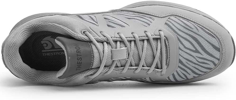 THESTRON Men Golf Shoes Mesh Breathable Breathable Golf Walking Sport Sneakers 7 Spikes Golf Trainers …
