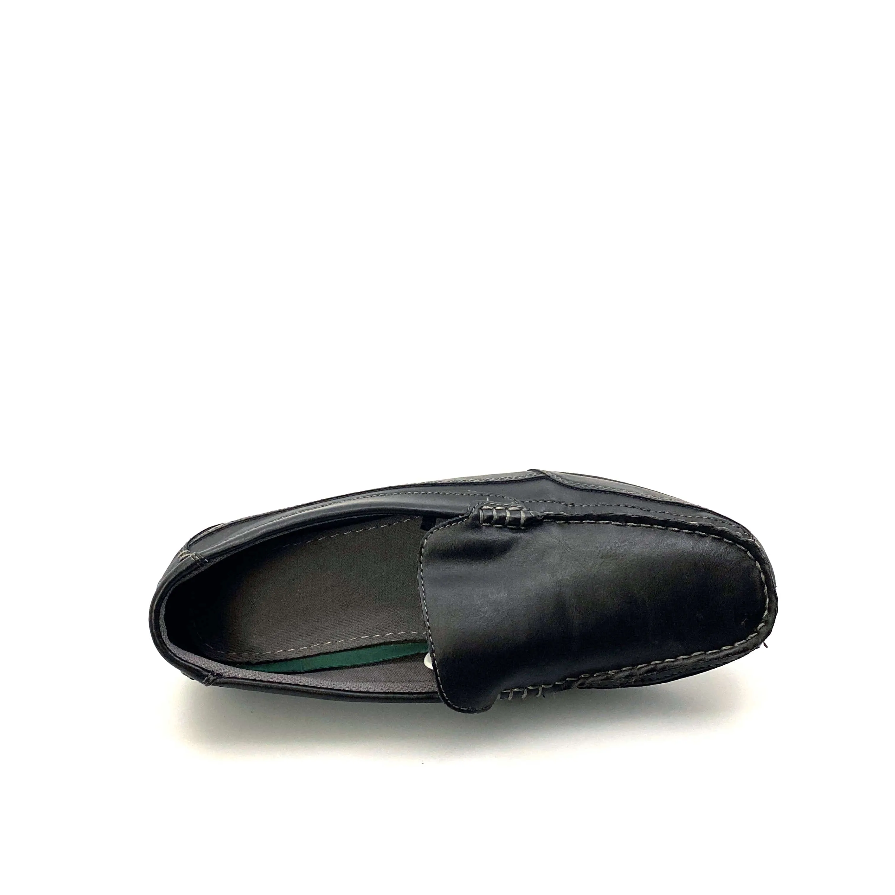 Thom McAn Kendrick 2 Mens Size 9M Black Slip-On Driving Loafer Shoes Pre-Owned