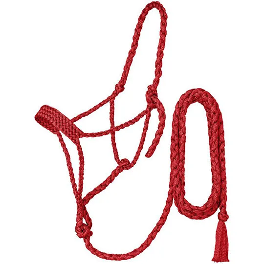 Tough 1 Red Mule Tape Halter with 10' Lead Rope