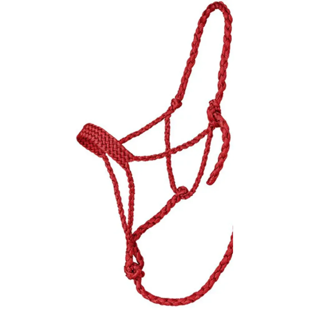 Tough 1 Red Mule Tape Halter with 10' Lead Rope