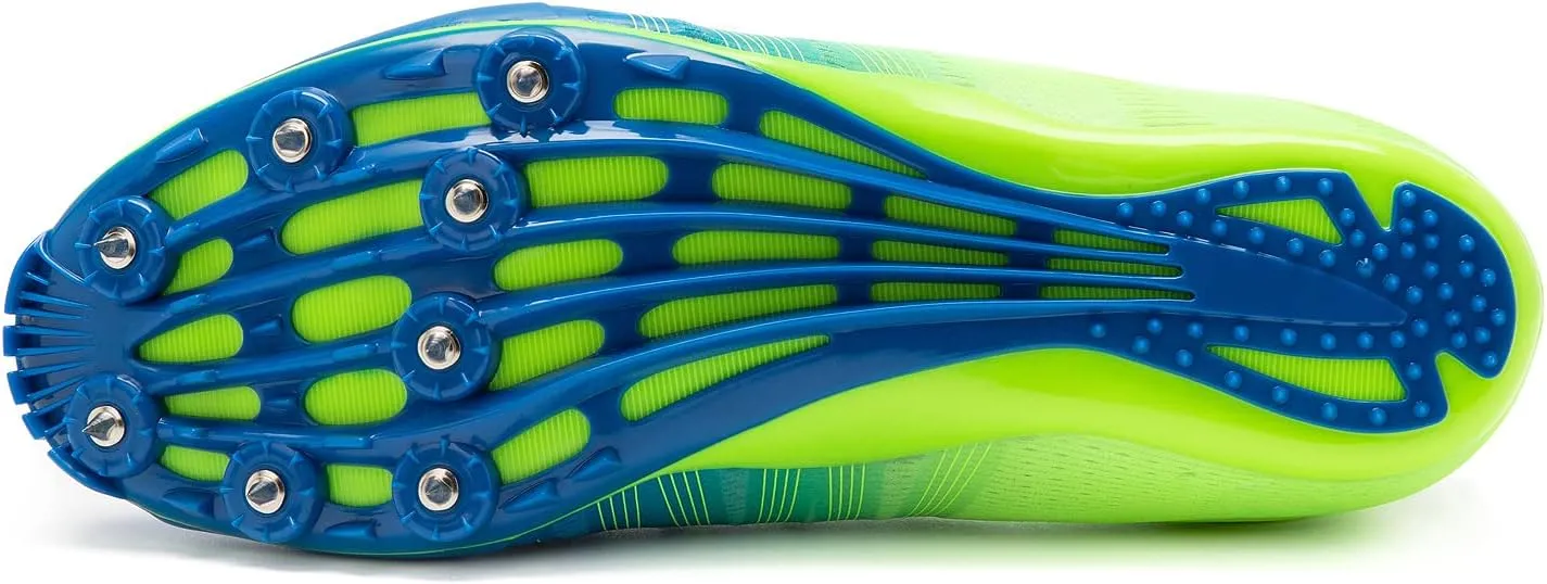 Track and Field Shoes Men Women Kids Spikes Sneakers Track Race Jumping Sneakers Girls Professional Running Nail Spikes Shoes Boys