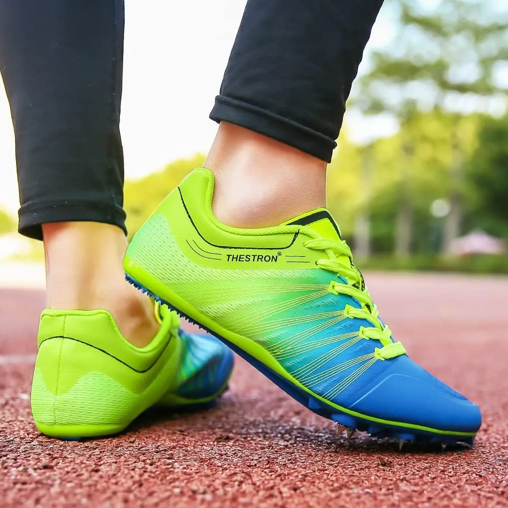 Track and Field Shoes Men Women Kids Spikes Sneakers Track Race Jumping Sneakers Girls Professional Running Nail Spikes Shoes Boys