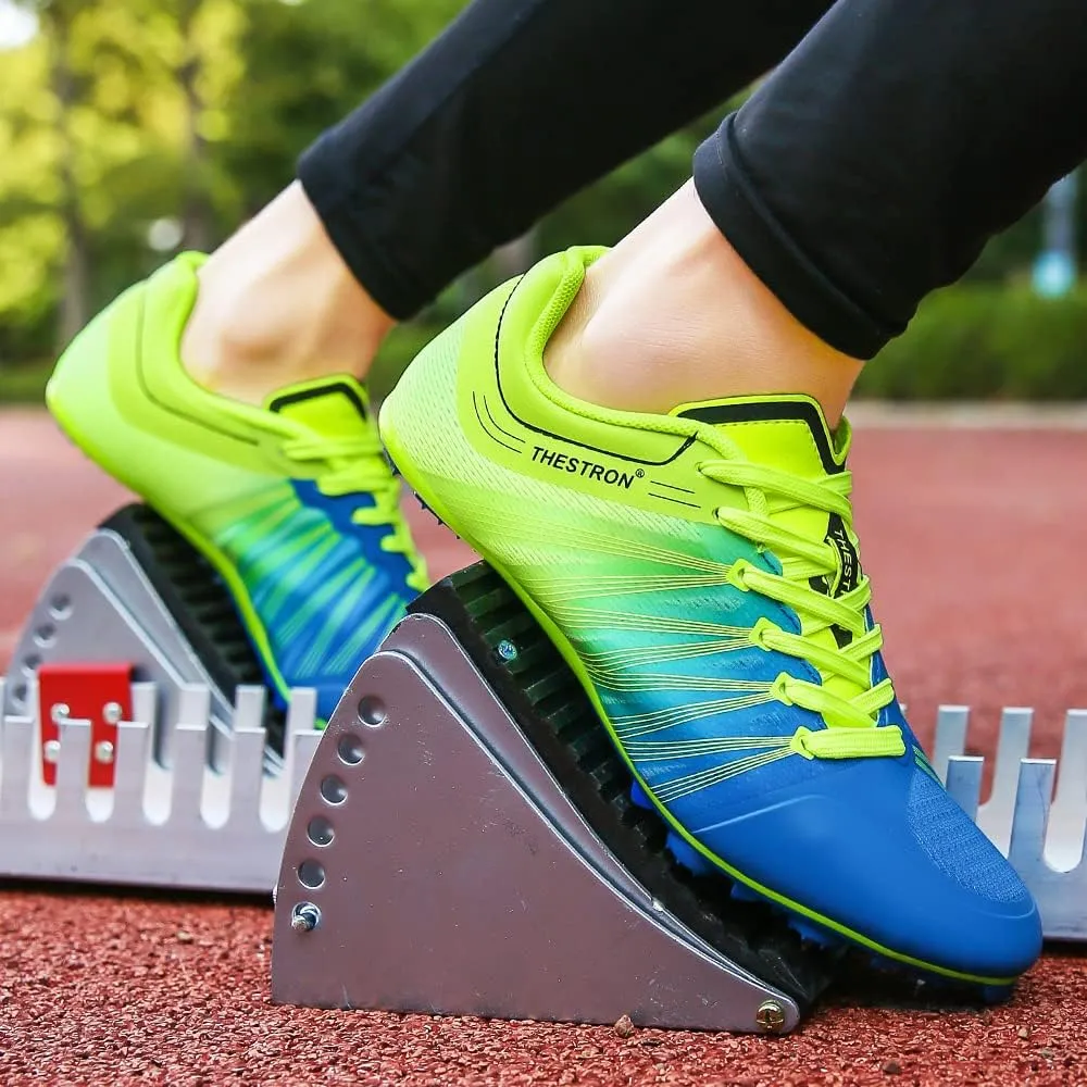 Track and Field Shoes Men Women Kids Spikes Sneakers Track Race Jumping Sneakers Girls Professional Running Nail Spikes Shoes Boys