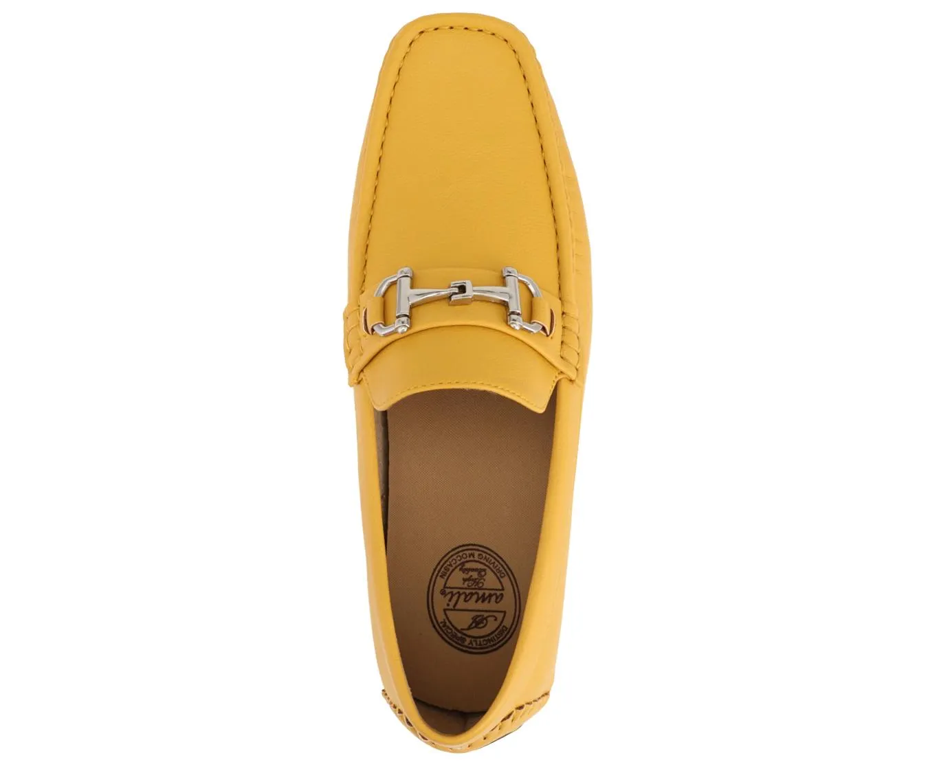 Trentino Mustard Driving Loafers