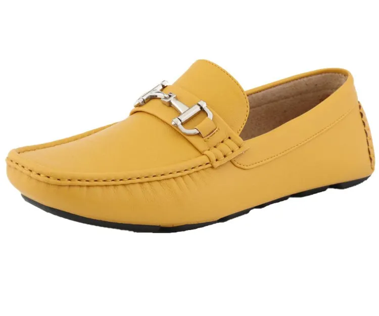 Trentino Mustard Driving Loafers