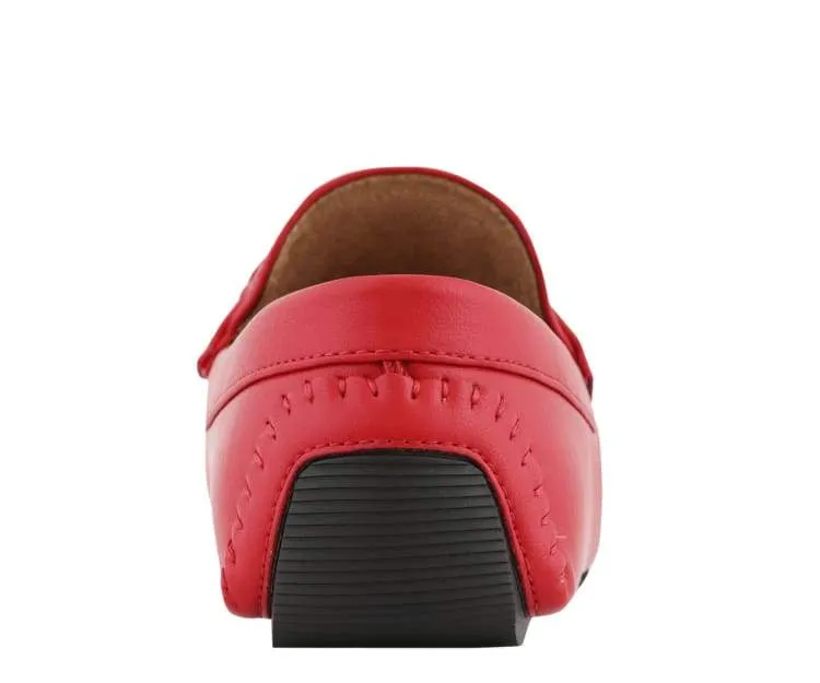 Trentino Red Driving Loafers