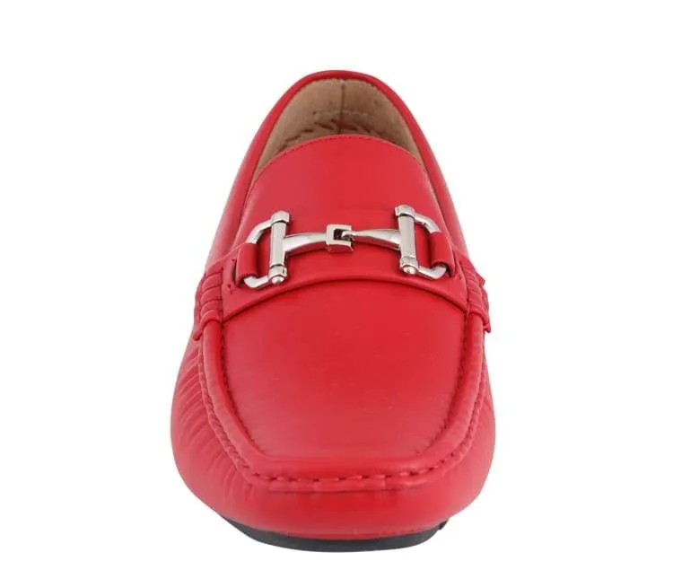 Trentino Red Driving Loafers