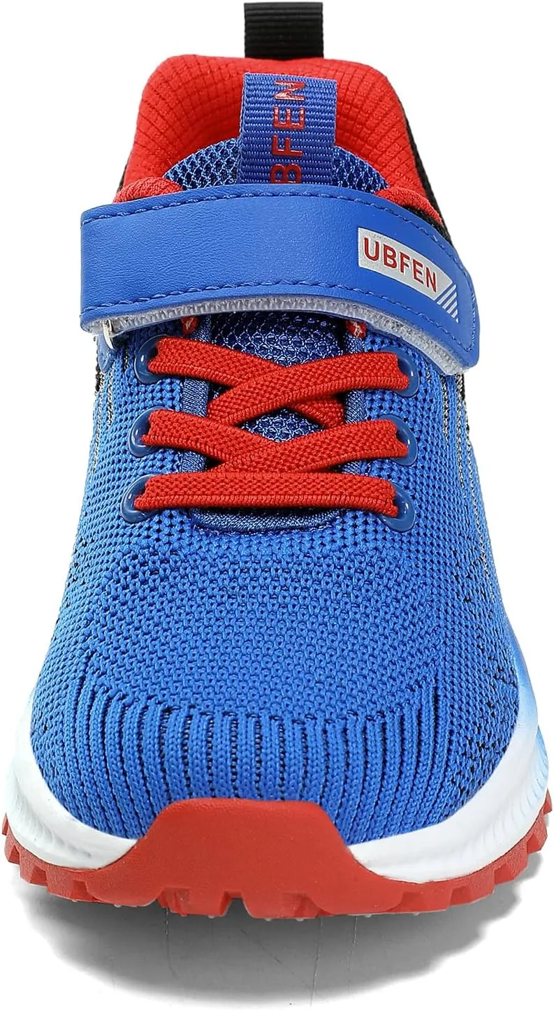 UBFEN Kids Sneakers Boys Girls Tennis Shoes for Running Athletic Walking Gym Sports Lightweight Breathable