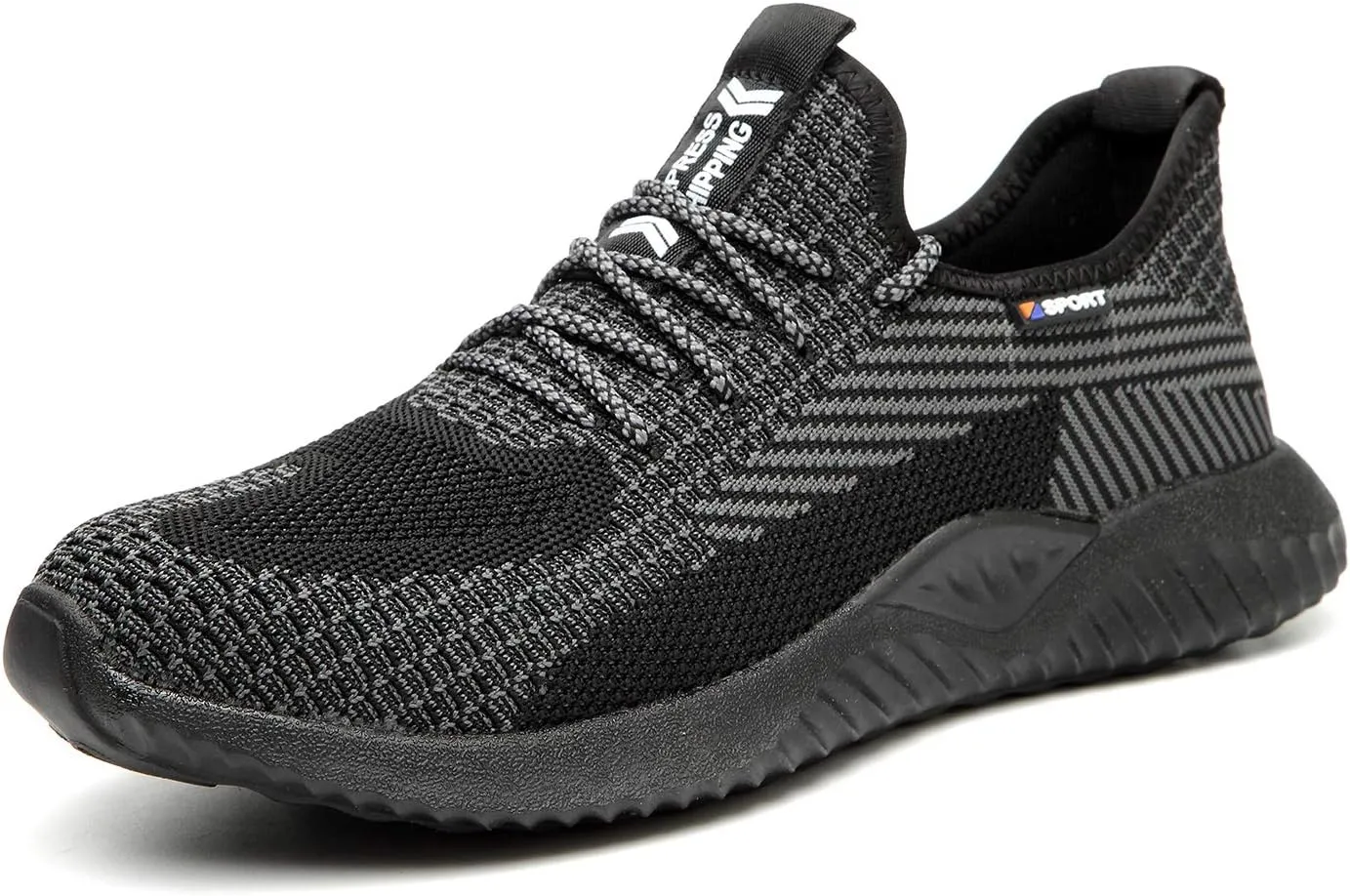 UCAYALI Men's Women's Safety Shoes Steel Toe Work Sneakers Breathable Lightweight Construction Shoes Mesh