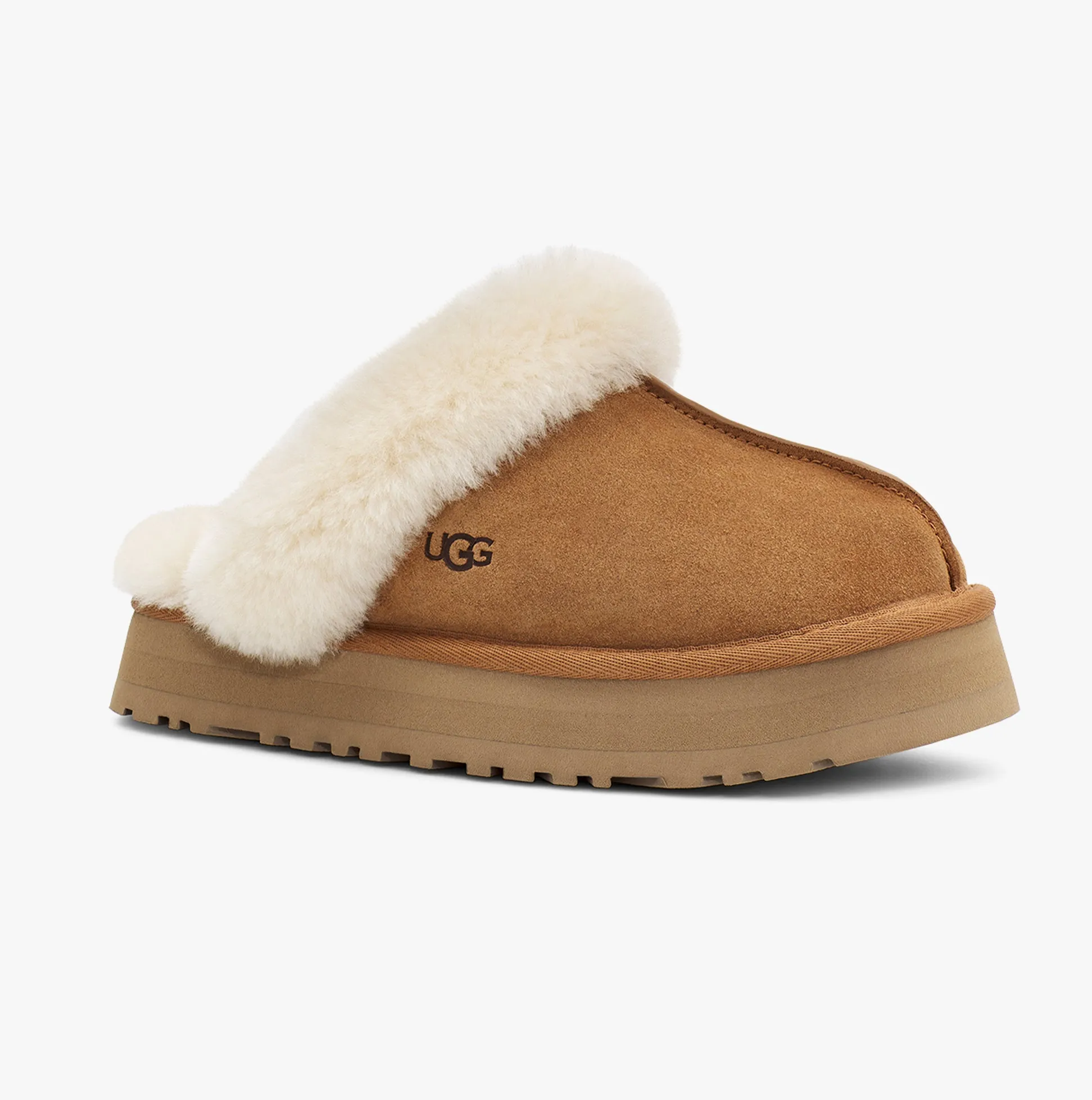 UGG DISQUETTE Womens Slippers Chestnut