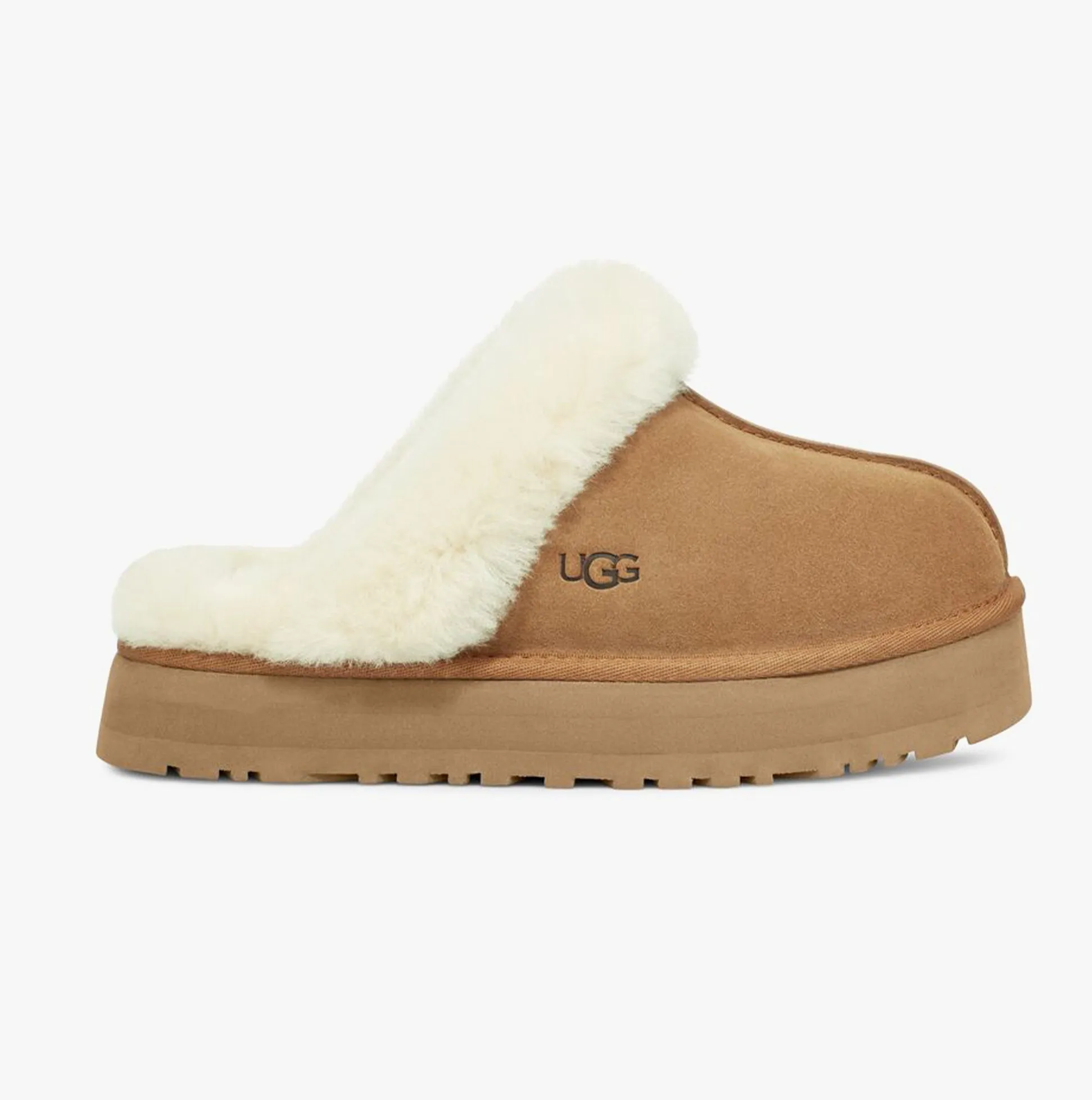 UGG DISQUETTE Womens Slippers Chestnut