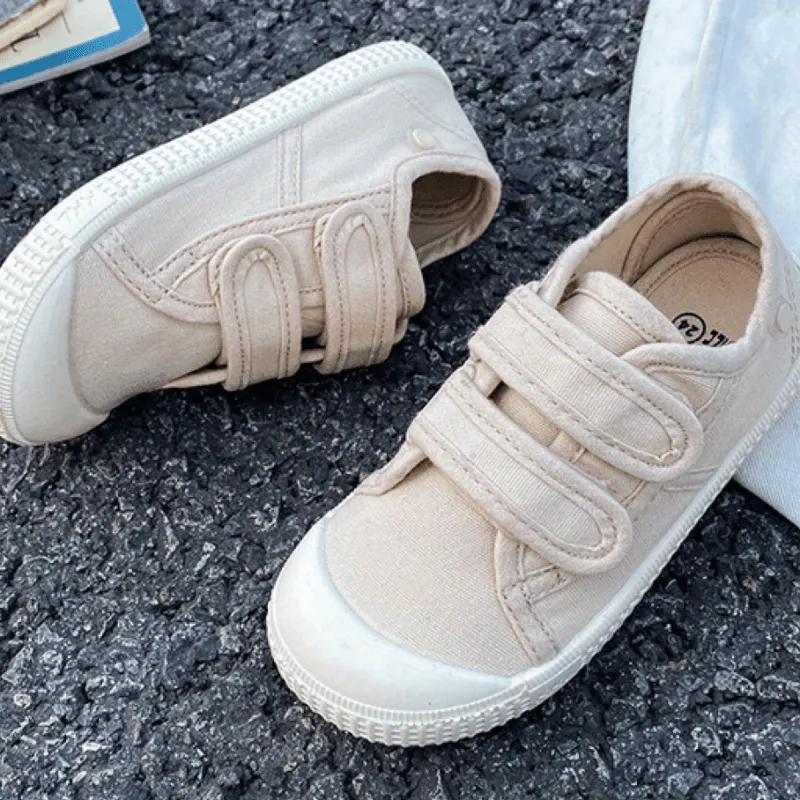 Unisex canvas children's shoes lightweight breathable sneakers - Frankie