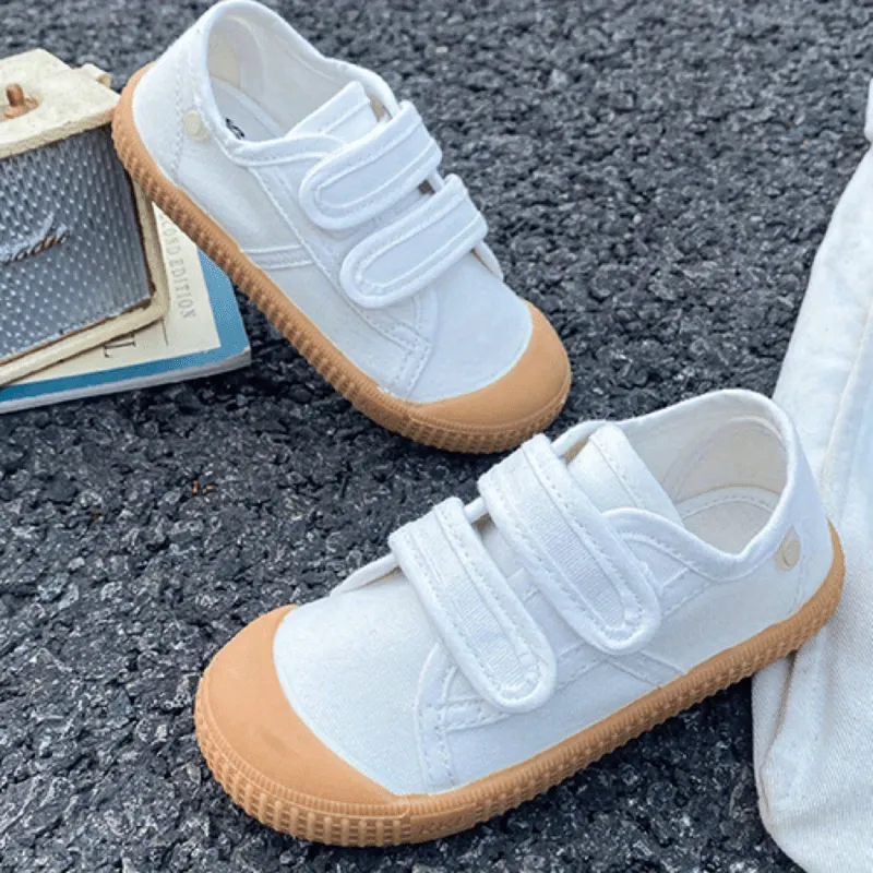 Unisex canvas children's shoes lightweight breathable sneakers - Frankie