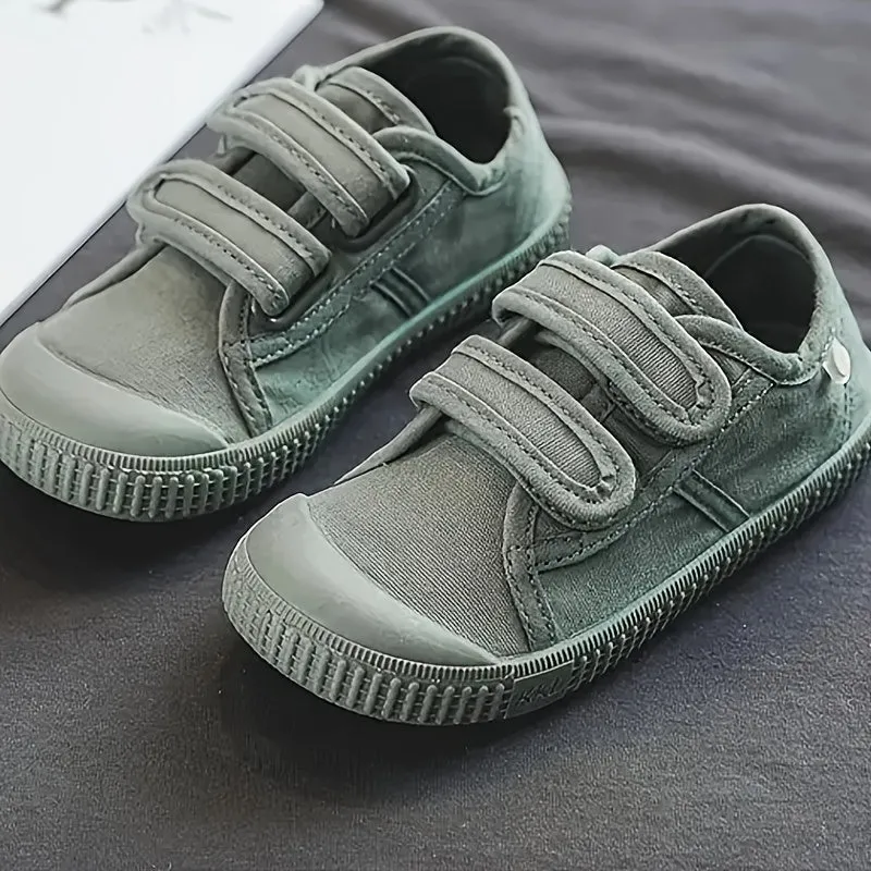 Unisex canvas children's shoes lightweight breathable sneakers - Frankie