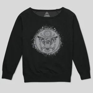 USA SEAL WOMEN'S SCOOP NECK SWEATSHIRT