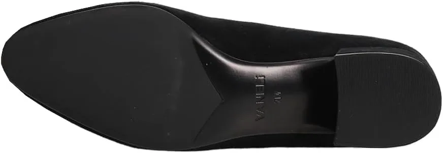 VANELi Womens Aleka Round Toe Block Pumps Dress Casual Low Heel 1-2" - Black