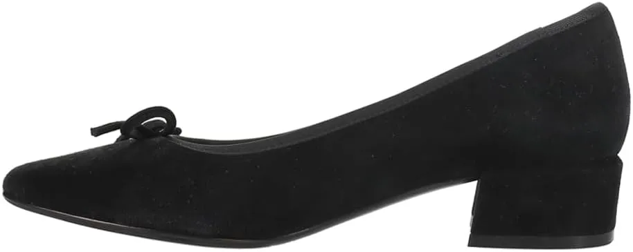 VANELi Womens Aleka Round Toe Block Pumps Dress Casual Low Heel 1-2" - Black