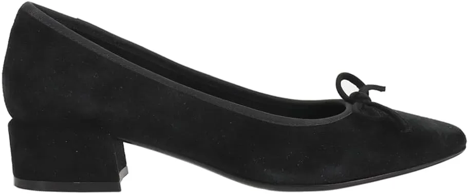 VANELi Womens Aleka Round Toe Block Pumps Dress Casual Low Heel 1-2" - Black