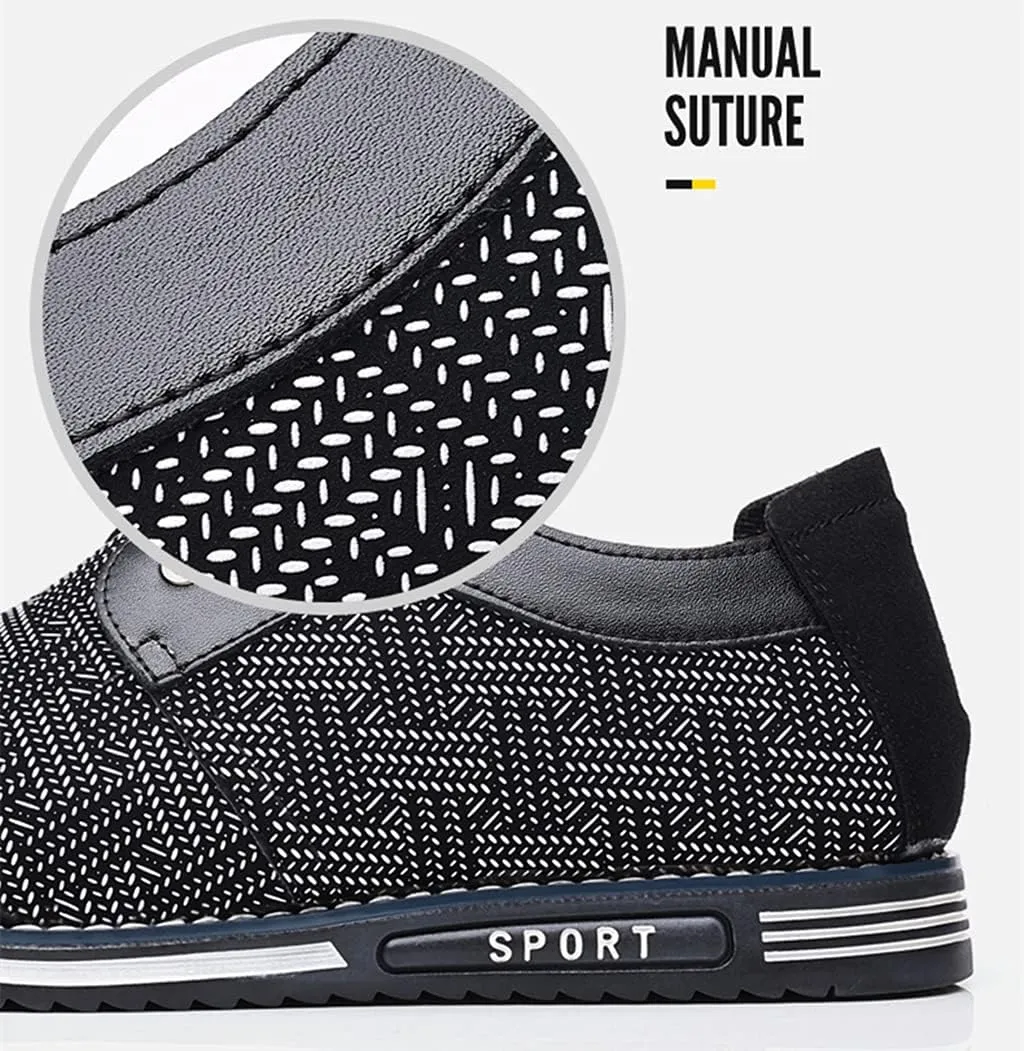 Veslesth Men Casual Shoes Sneakers Loafers Comfort Walking Shoes Fashion Driving Shoes Luxury Leather Shoes for Male Business Work Office Dress Outdoor