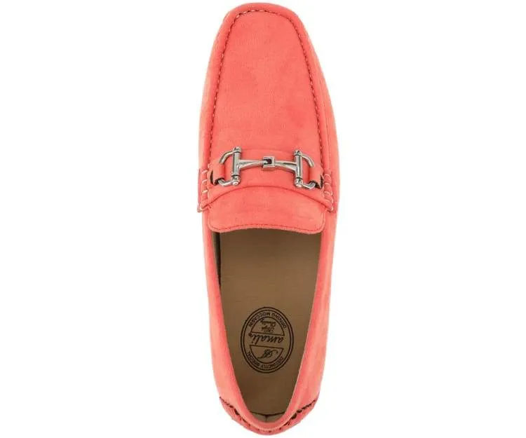 Walken Coral Driving Loafers