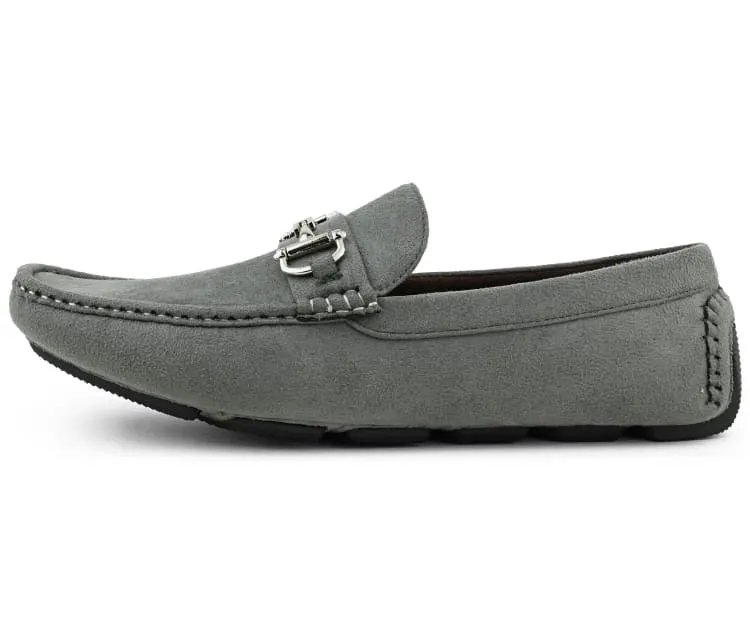 Walken Grey Driving Loafers