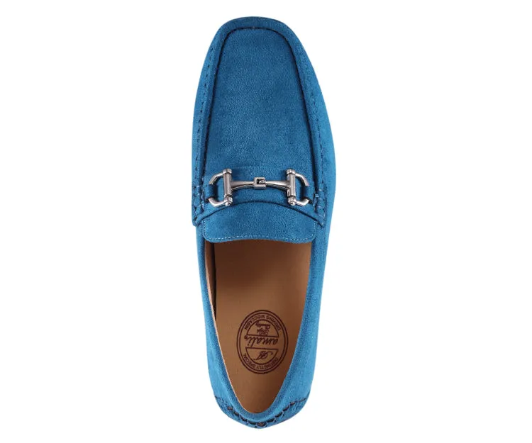 Walken Teal Driving Loafers