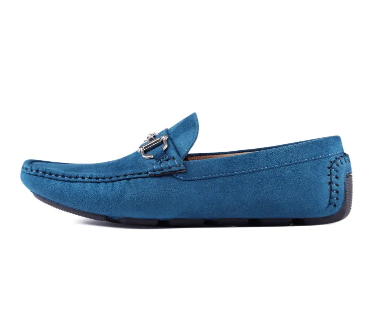 Walken Teal Driving Loafers